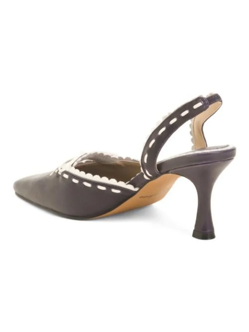 FOR LOVE & LEMONS Leather Charlie Heels